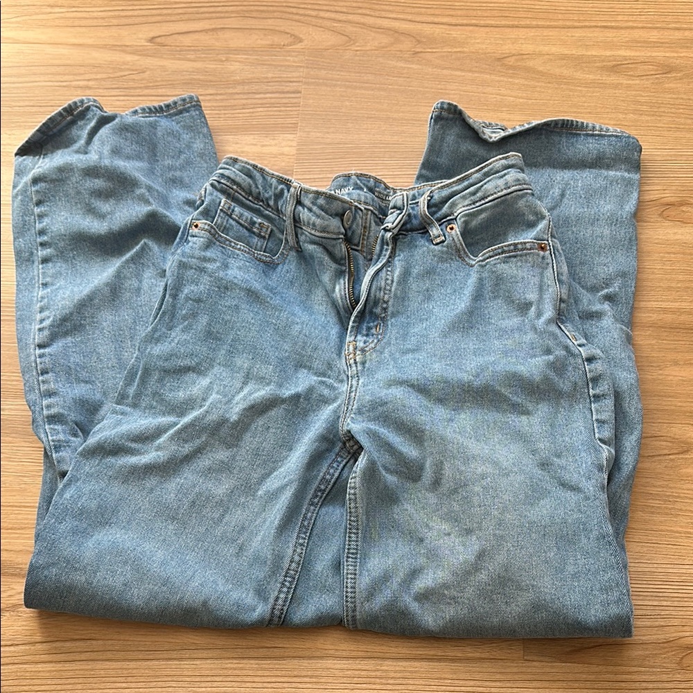 old navy wide leg extra high rise jeans